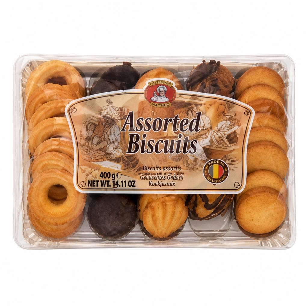Assorted Biscuits, 400 g Patisserie Matheo – Norma