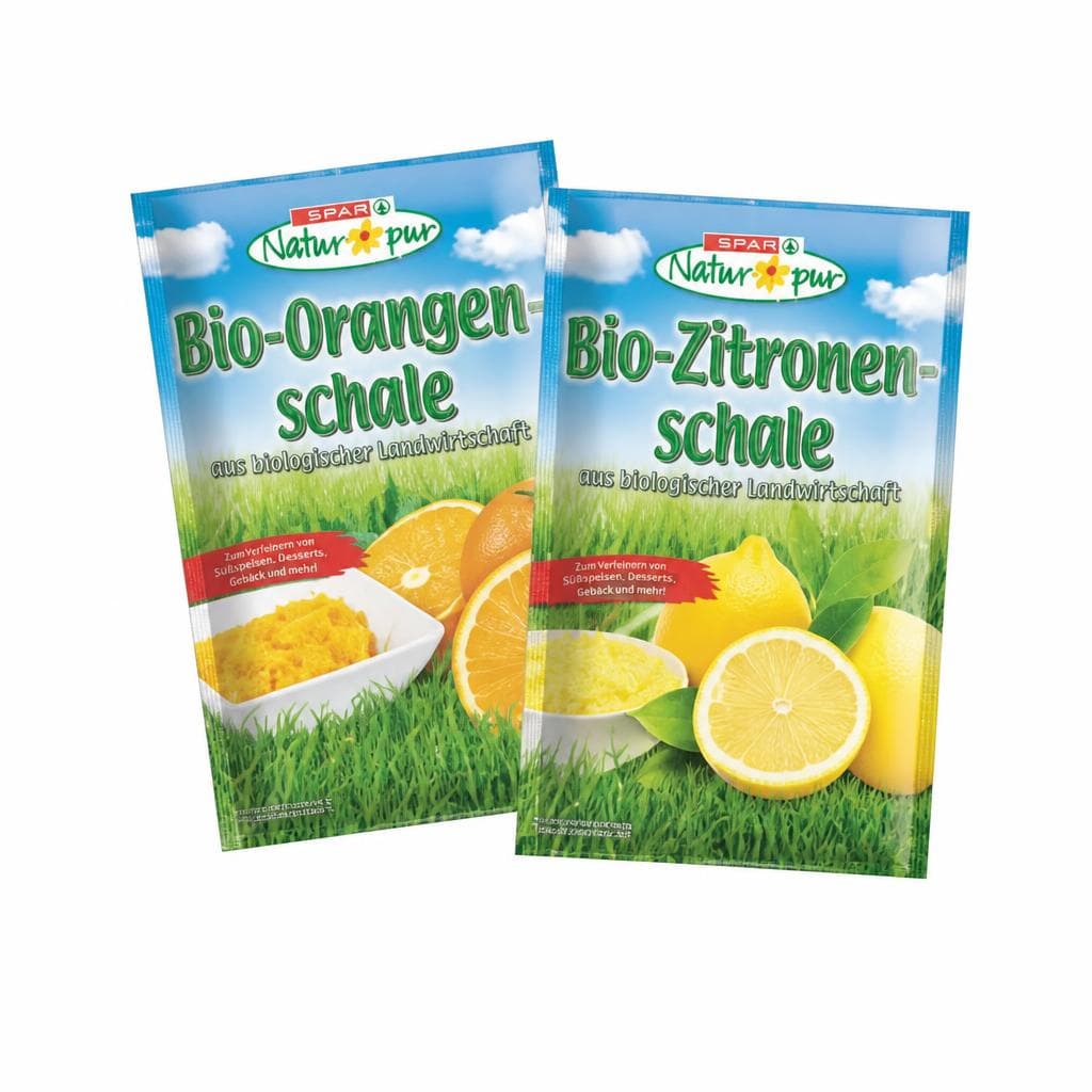 Bio-Orangenschale oder Bio-Zitronenschale, 10 g Natur Pur – Maximarkt