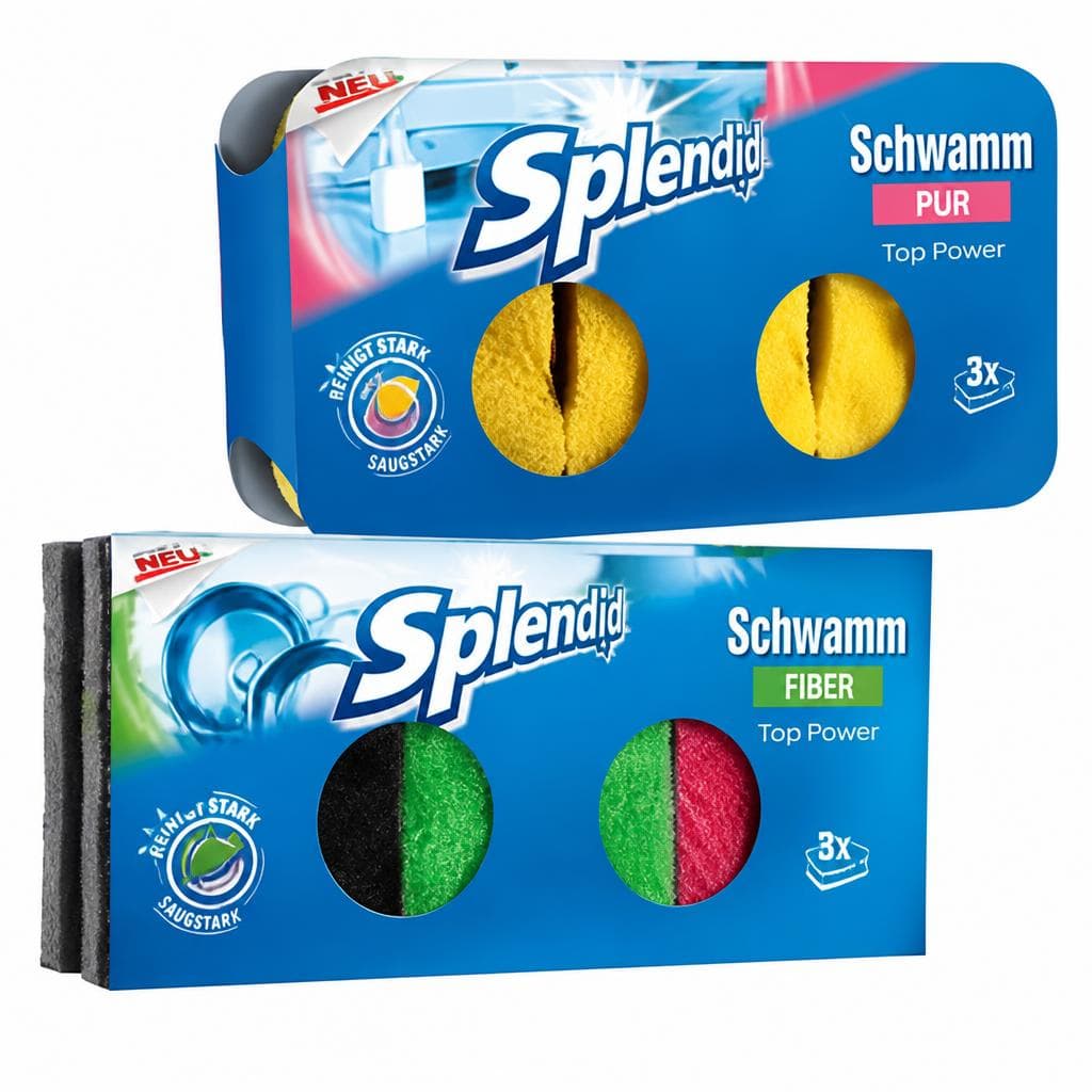 Splendid Schwämme 3-Stück-Packung Angebot bei Interspar