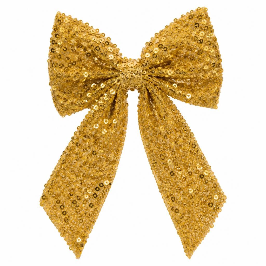 Goldene Masche mit Pailletten, 27 cm – Interspar