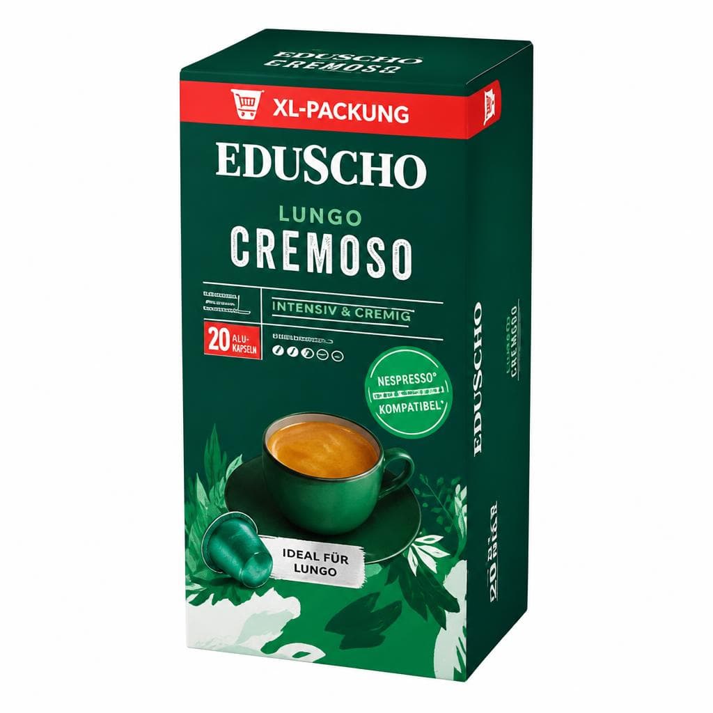 Eduscho Nespresso-kompatible Alukapseln, 20 Portionen, 110 g – Billa Plus