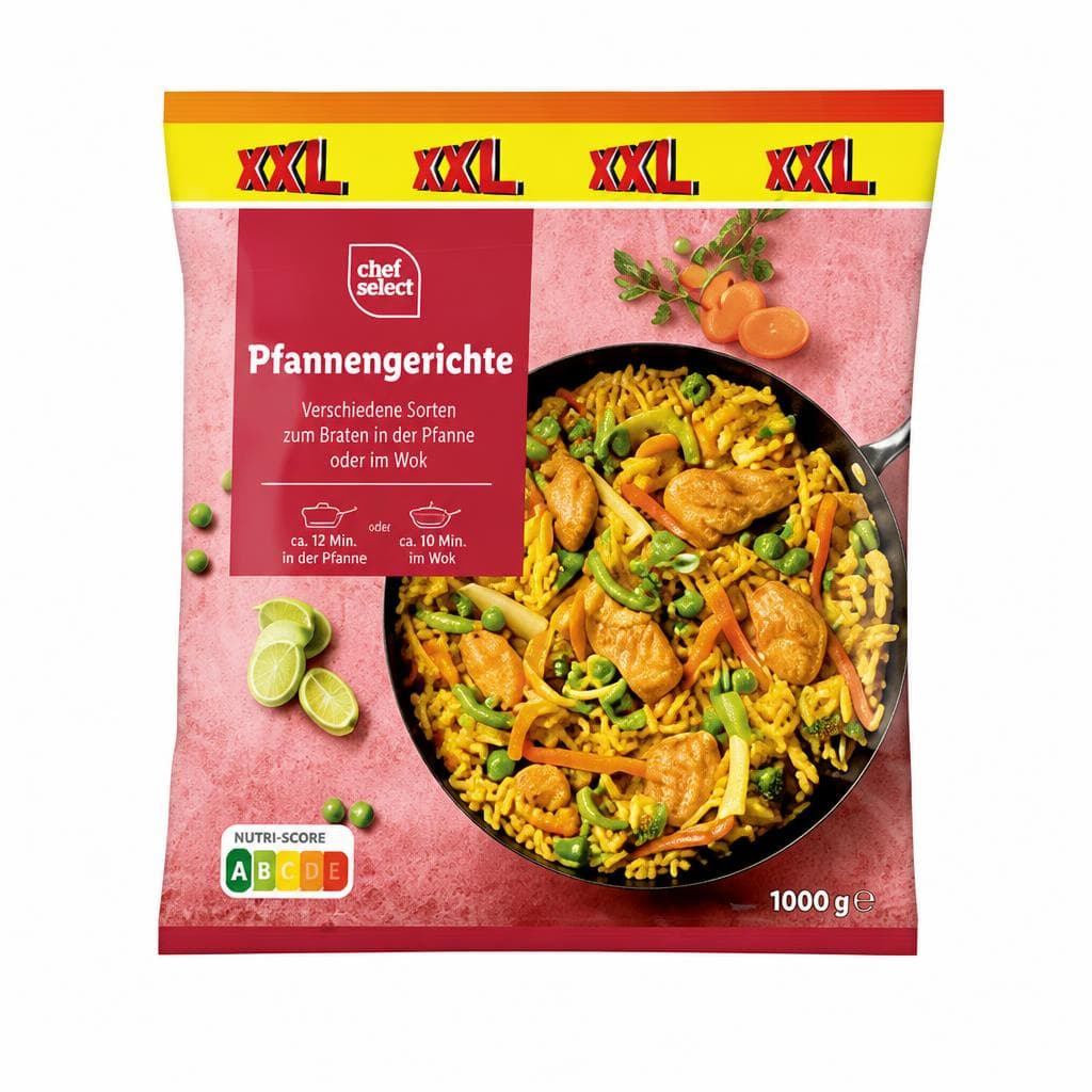 Pfannengerichte, 1 kg Chef Select – Lidl