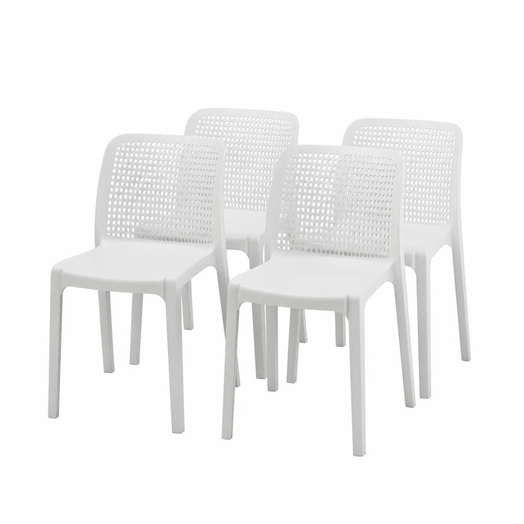 Esszimmerstühle 4er-Set, je ca. 49x38x45,5-66,5 cm – Norma