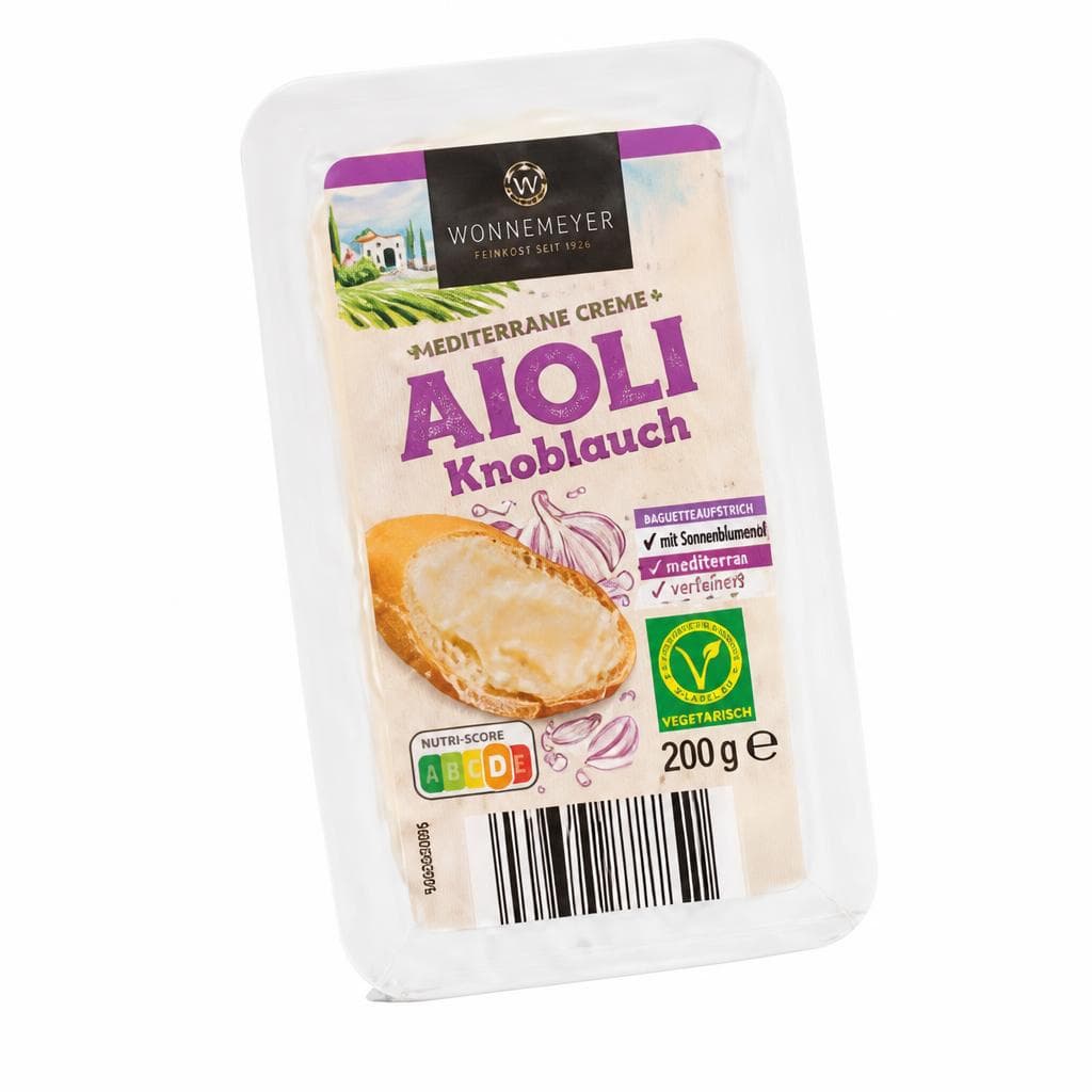Mediterrane Cremes, 200/125 g Wonnemeyer – Hofer