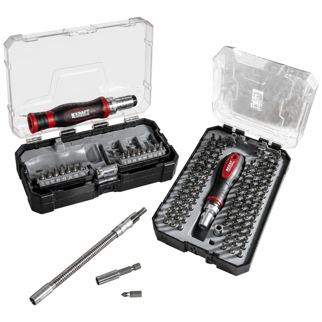 Ratschen-Schraubendreher Bit-Set, 43-tlg. KRAFT WERKZEUGE – Norma
