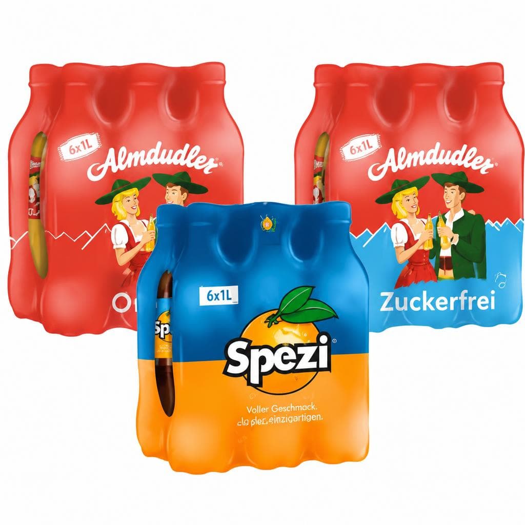 Almdudler Original, Zuckerfrei oder Spezi 1 l Angebot bei Interspar