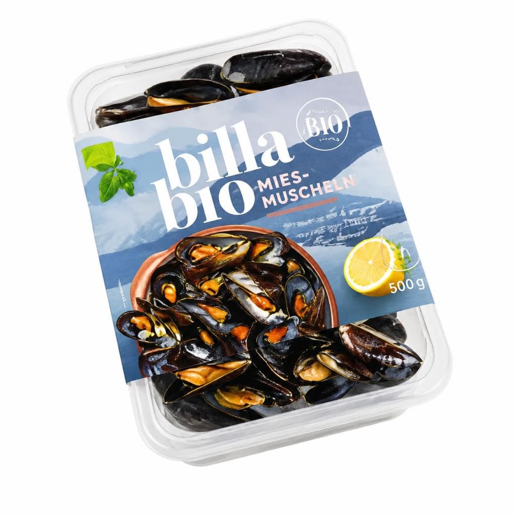 BILLA Bio Bio-Miesmuscheln, 500 g – Billa Plus