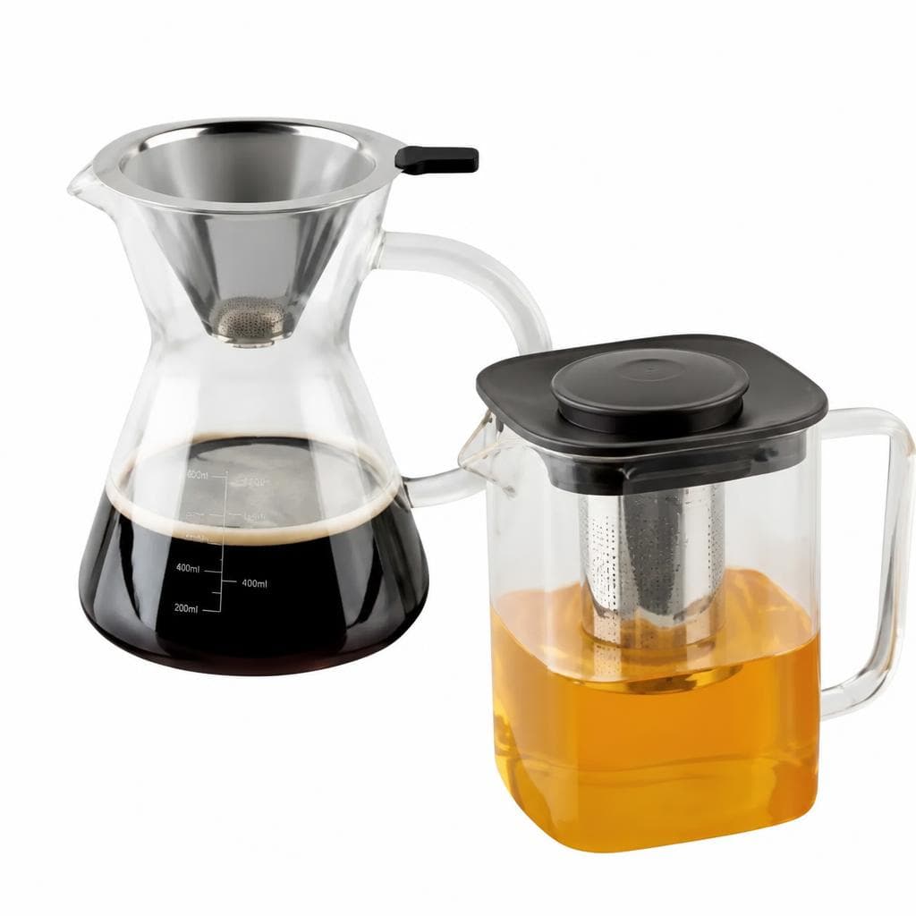 Tee-Zubereiter oder Kaffee-Zubereiter, ca. 1 Liter od. ca. 500 ml – Penny