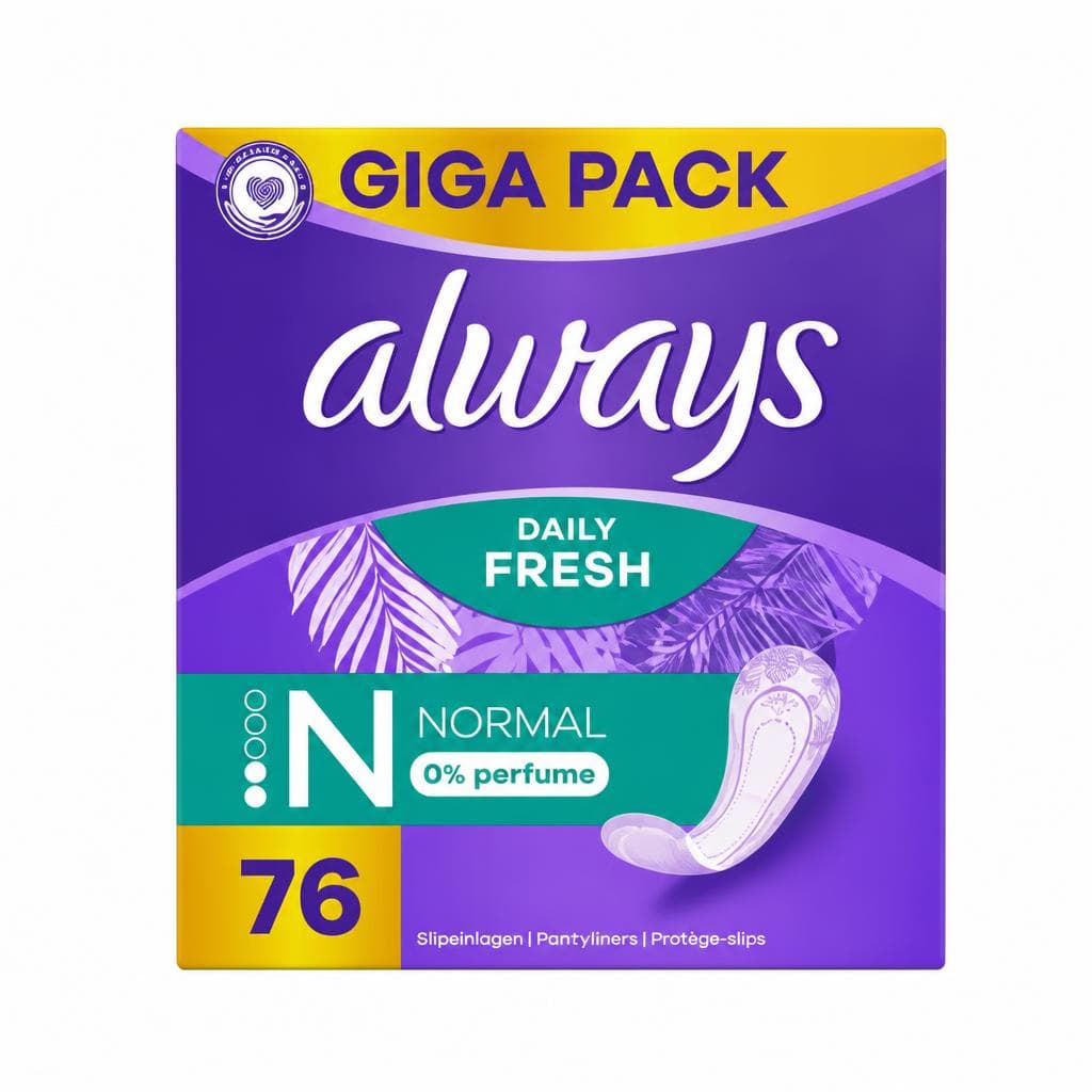 Always Slipeinlagen Gigapack, 76 Stk. – Spar