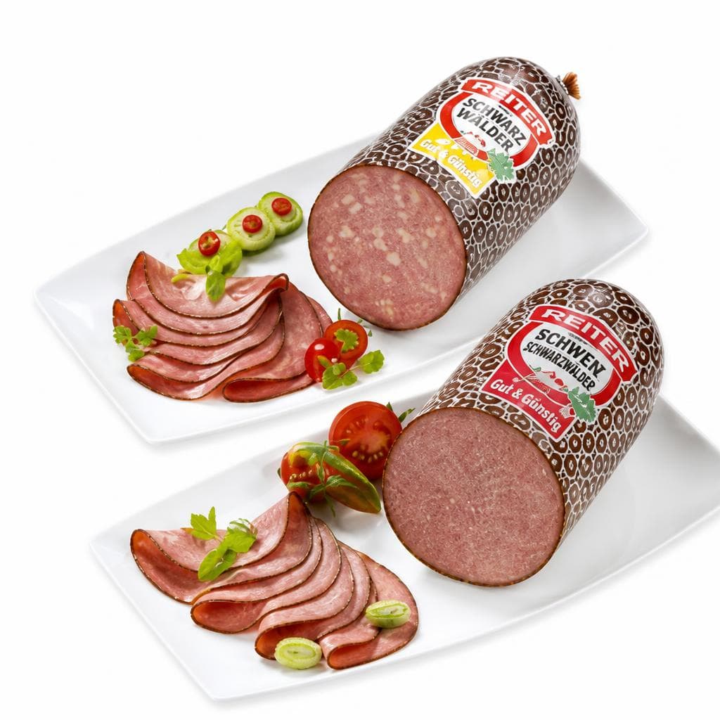 Reiter Schwarzwälder oder Putenschwarzwälder, per 100 g – Interspar
