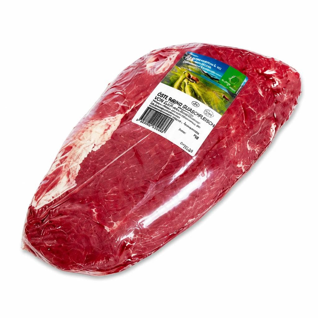 Österr. Rindsgulaschfleisch von der Kalbin, ca. 1,5-2 kg – Maximarkt