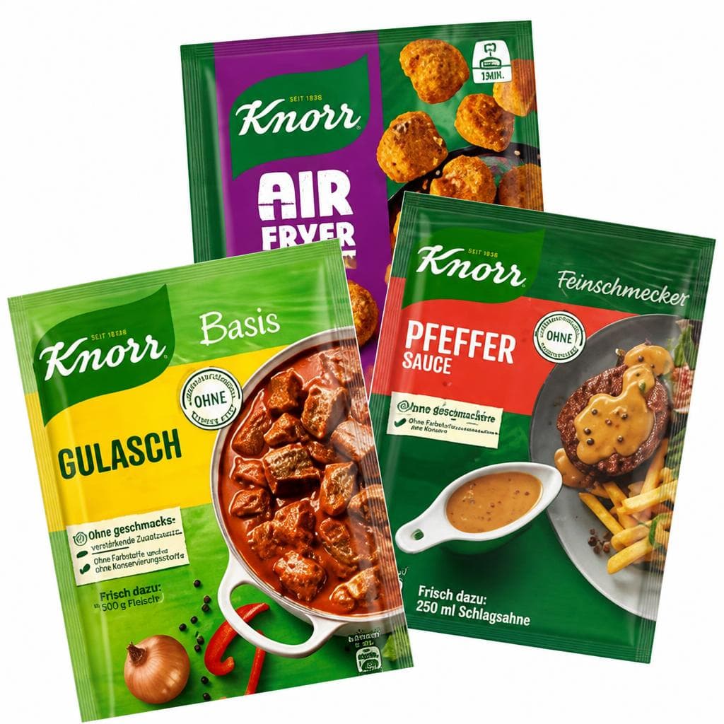 Knorr Basis, Feinschmecker Saucen oder Airfryer – Spar