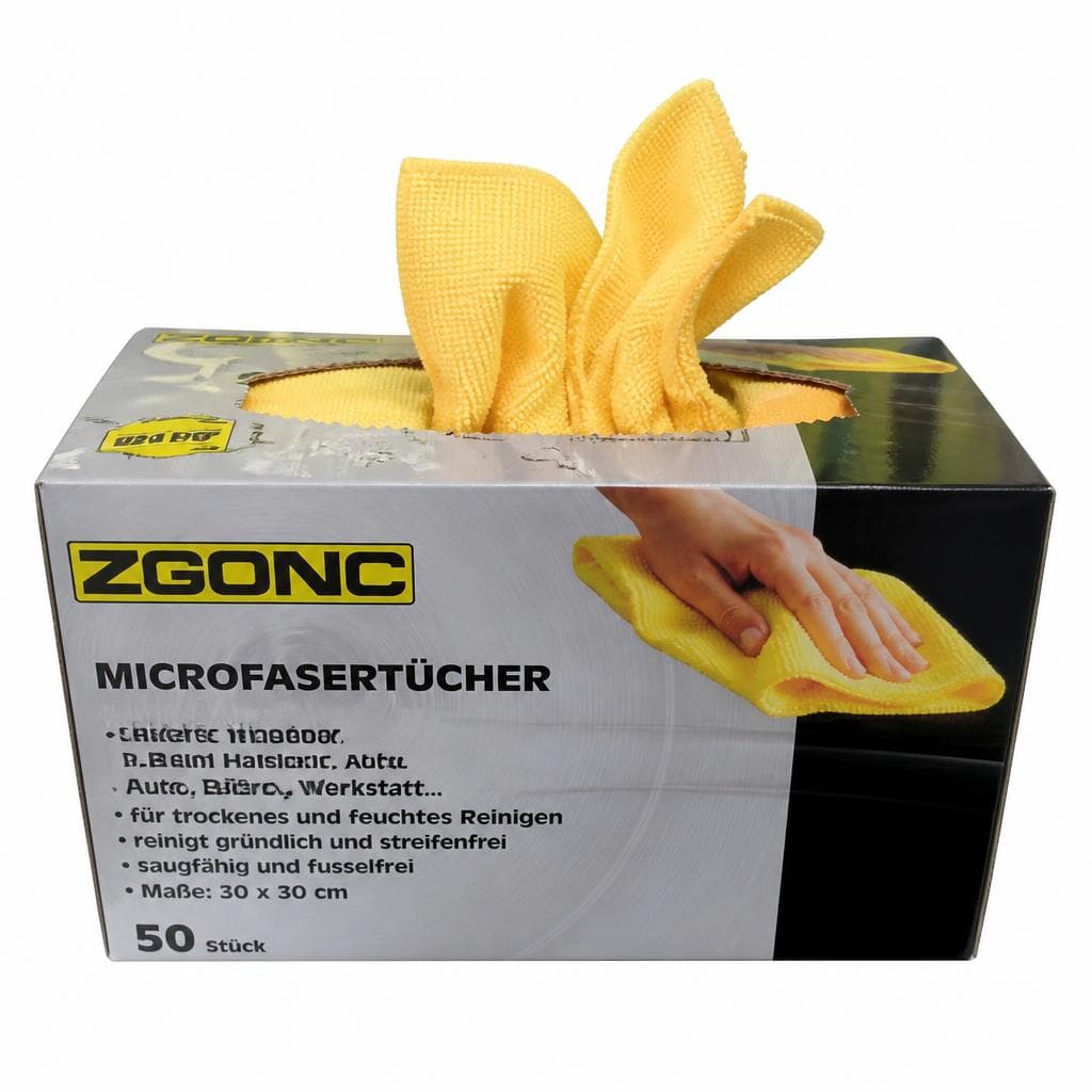 Microfasertücher in Box, 50 Stk. ZGONC – Zgonc