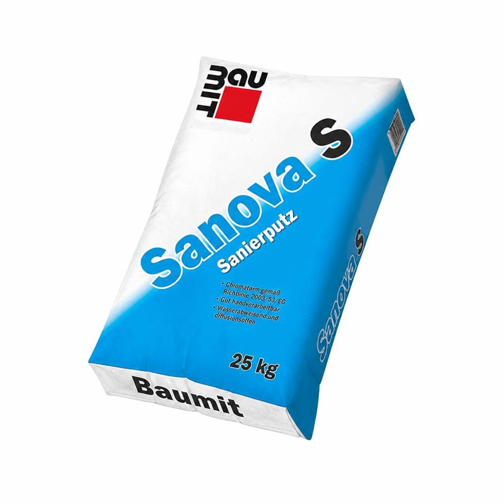 Sanierputz Sanova S, 25 kg Baumit – Bauhaus