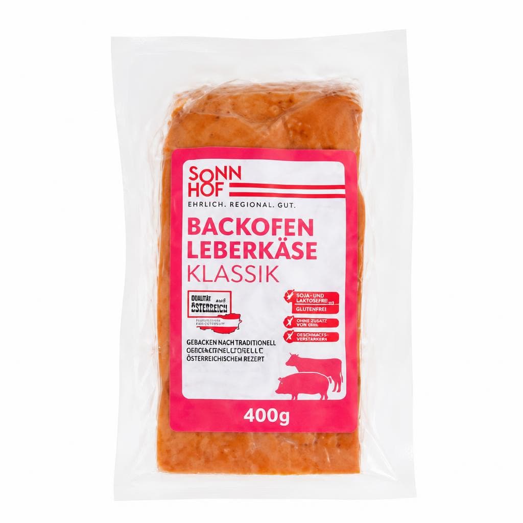 Leberkäse gebacken, 400 g SONNHOF – Hofer