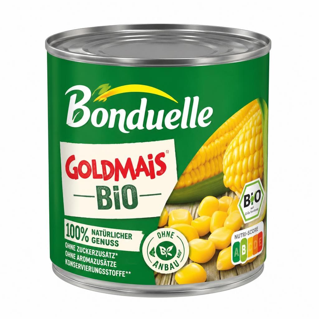 Bonduelle Bio-Goldmais, Bio-Kichererbsen oder Bio-Linsen, 300 – 310-g-Dose – Interspar