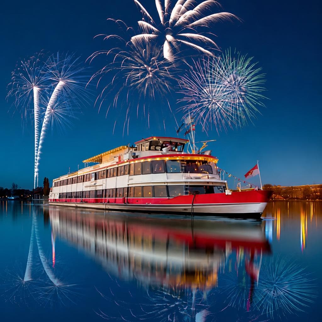 Silvester Schifffahrt mit MS Kaiserin Elisabeth, 1 Abendfahrt DDSG Blue Danube – Billa Reisen