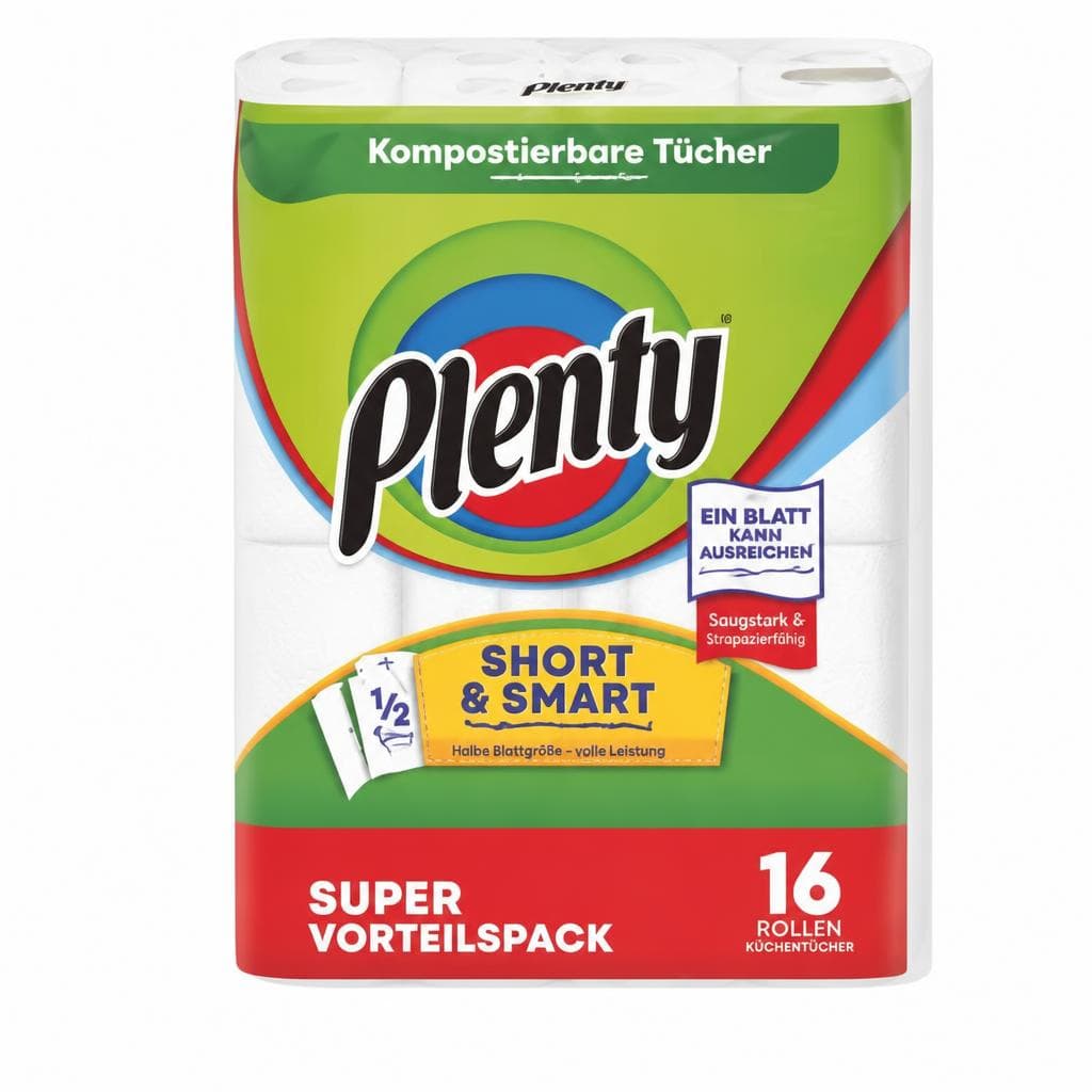 Plenty Küchenrolle, 12er oder 16er-Packung – Maximarkt