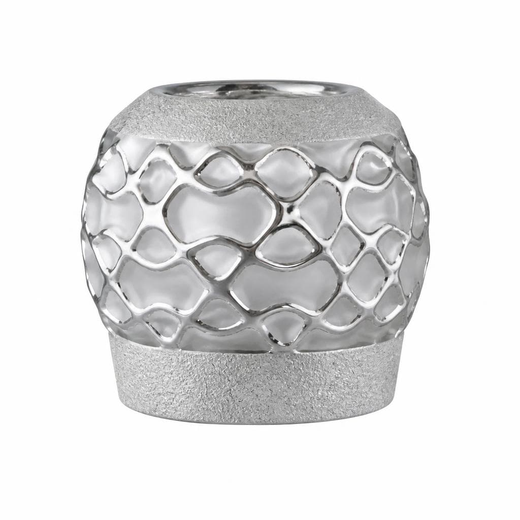 Teelichtleuchter Alaska, H 8,5 cm, Ø 9 cm Gilde – Müller