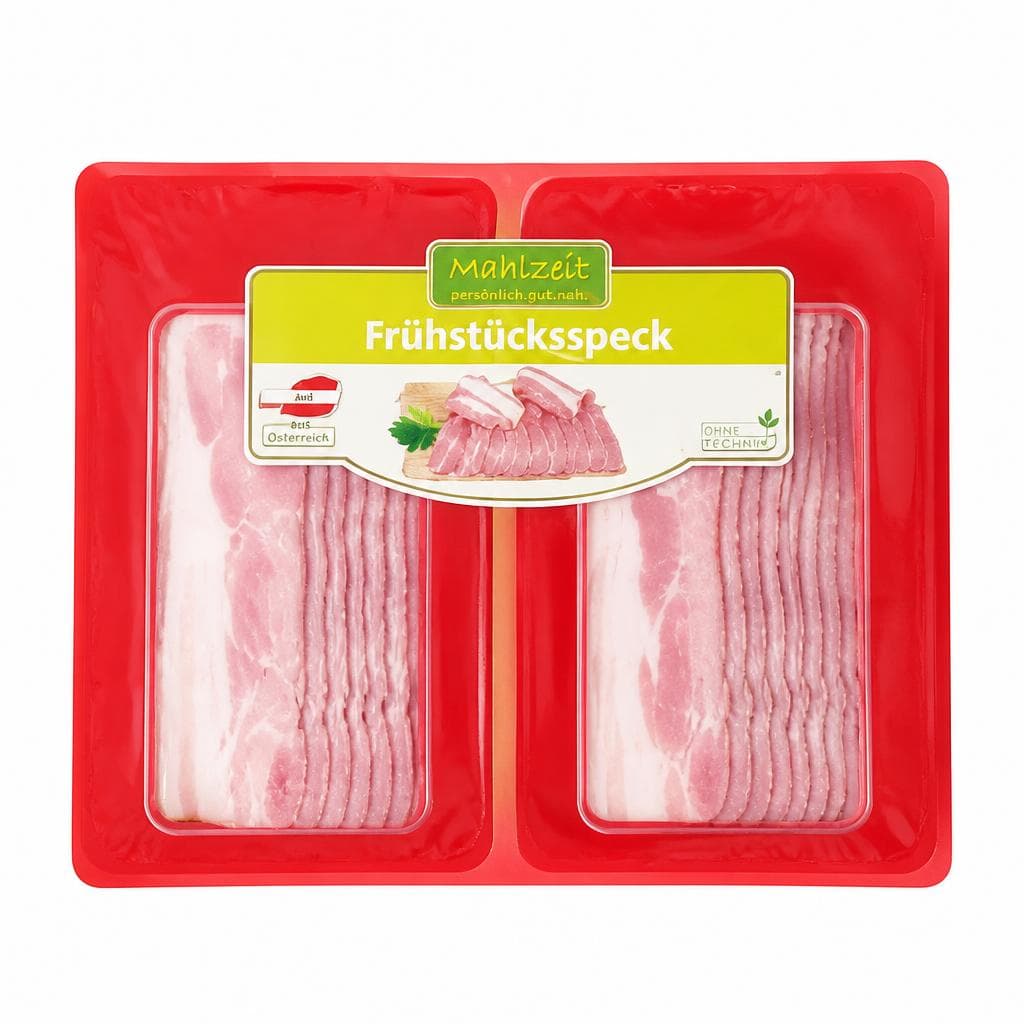 Frühstücksspeck, 2 x 90 g Mahlzeit – Norma
