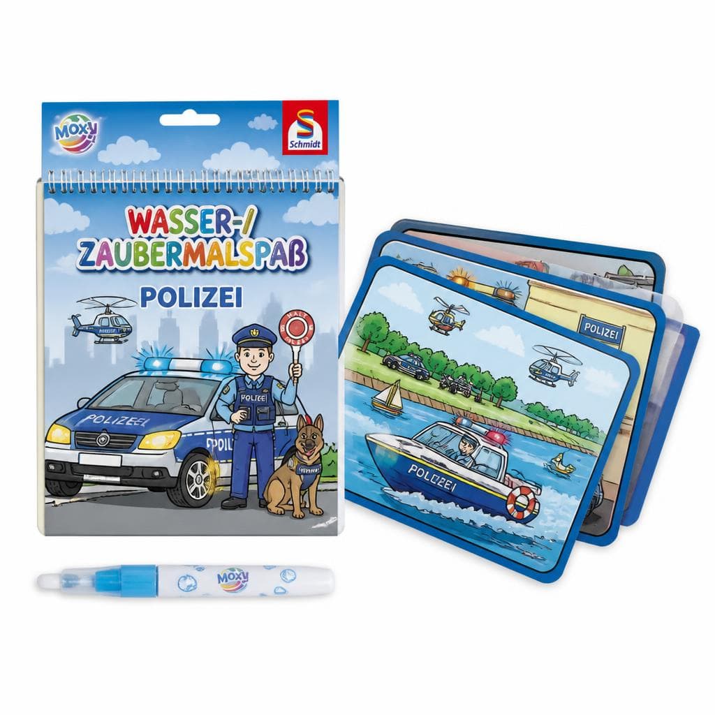 Wasser-/Zaubermalspaß Polizei CREATELI – Norma
