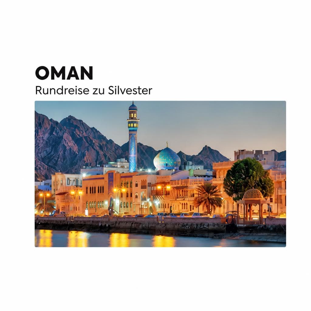 Oman – Rundreise zu Silvester 9 Nächte Angebot bei Billa Reisen