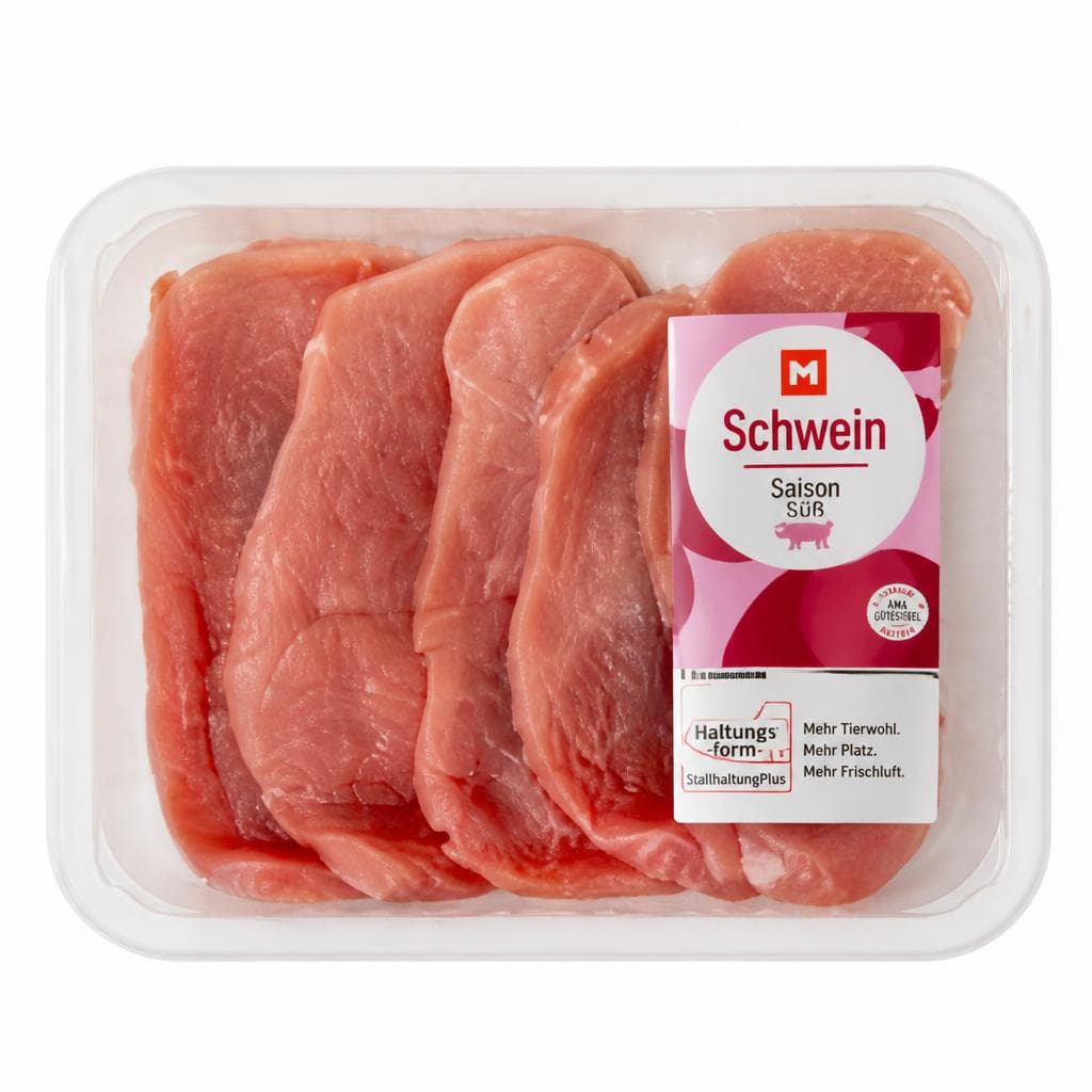 Schweine Kaiserteilschnitzel, 500 g M – MPREIS