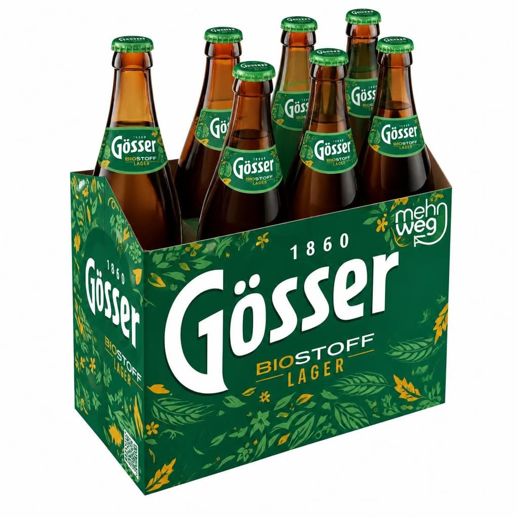 Gösser Bio-Stoff Lager, 0,5 Liter – Spar