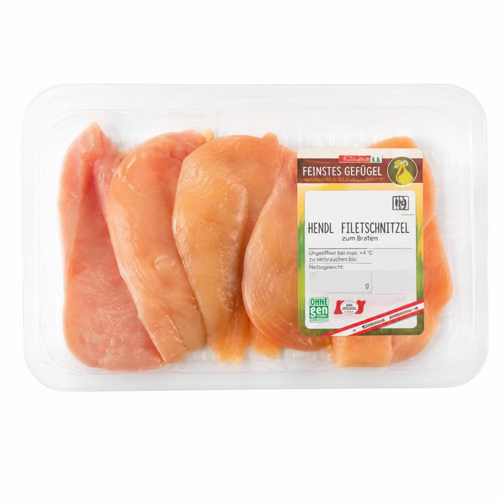 Hendl-Filetschnitzerl, 480-g-Packung – Interspar