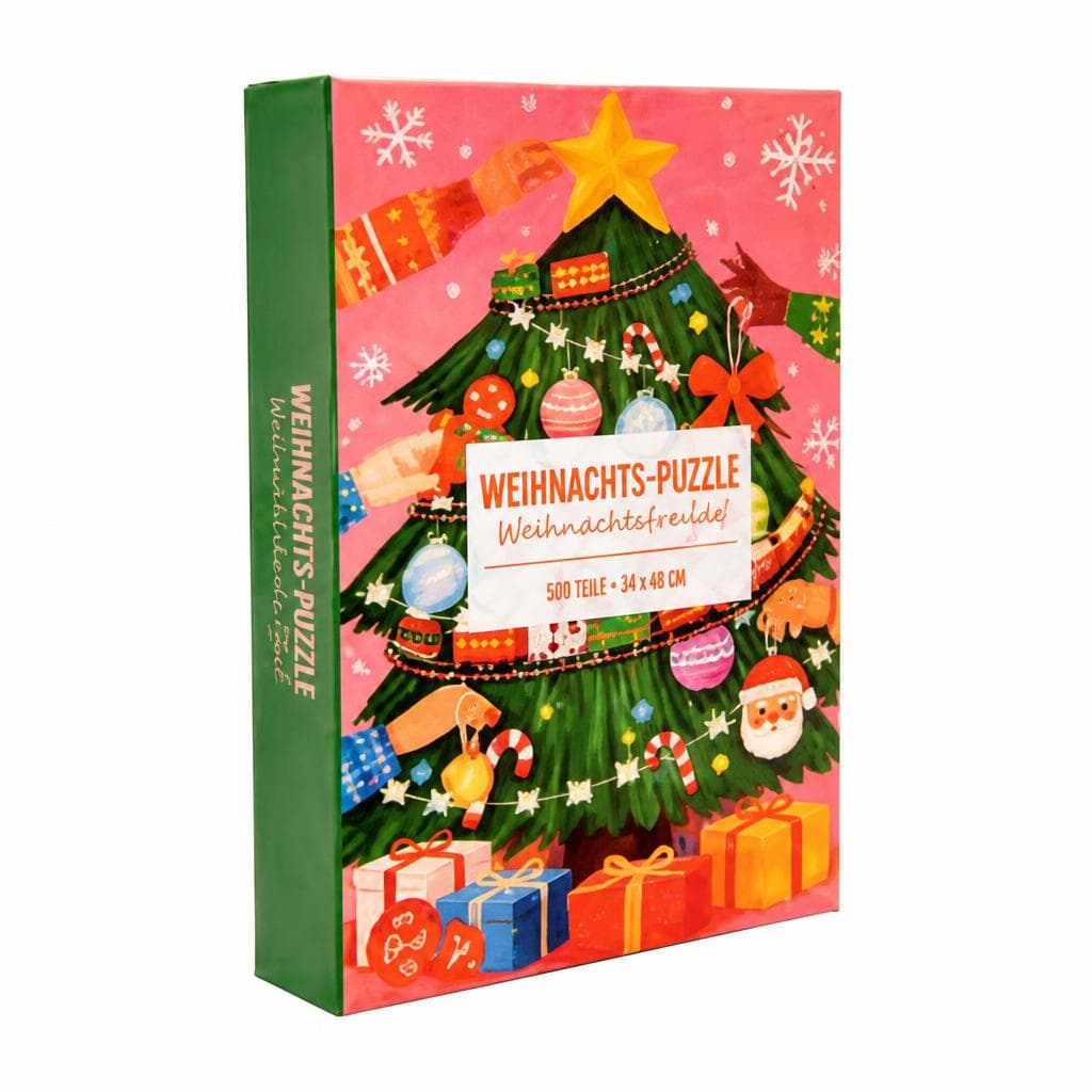 Weihnachts-/Winter-Puzzle, 500 Teile – Hofer