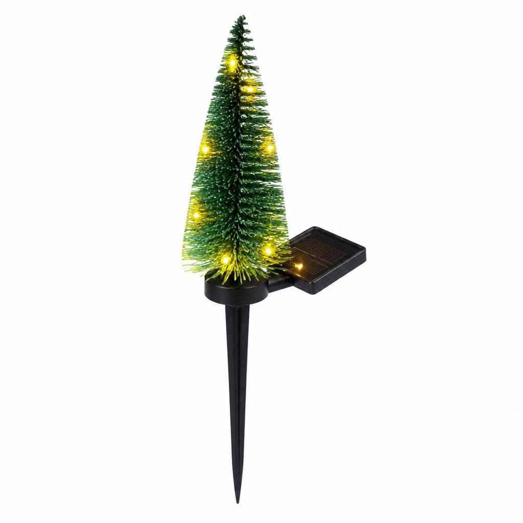 LED-Solar-Gartenstecker „Tannenbaum", Höhe ca. 43 cm I-Glow – Norma