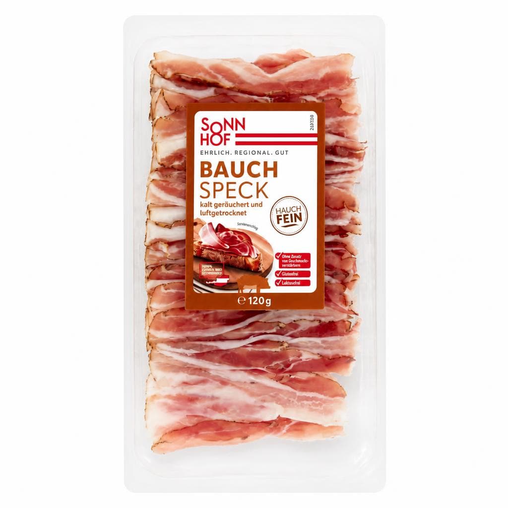 SonnHOF Speck Hauchfein, 120 g – Hofer