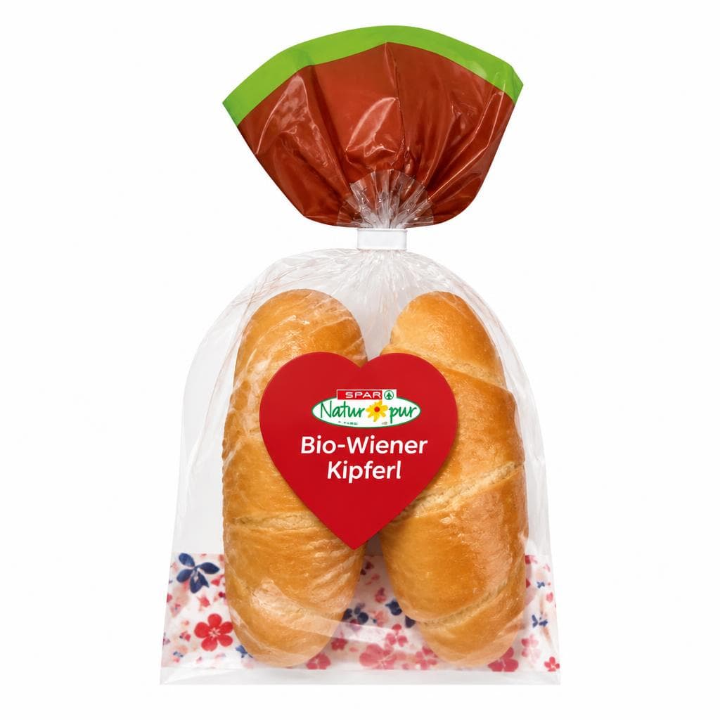 Bio-Wiener Kipferl, 1 Stk. SPAR Natur*pur – Spar
