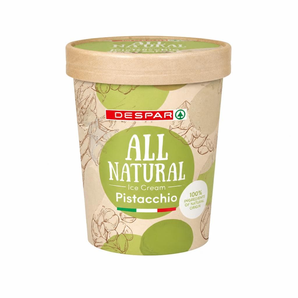 DESPAR all natural Ice Cream, 473-ml-Packung – Interspar