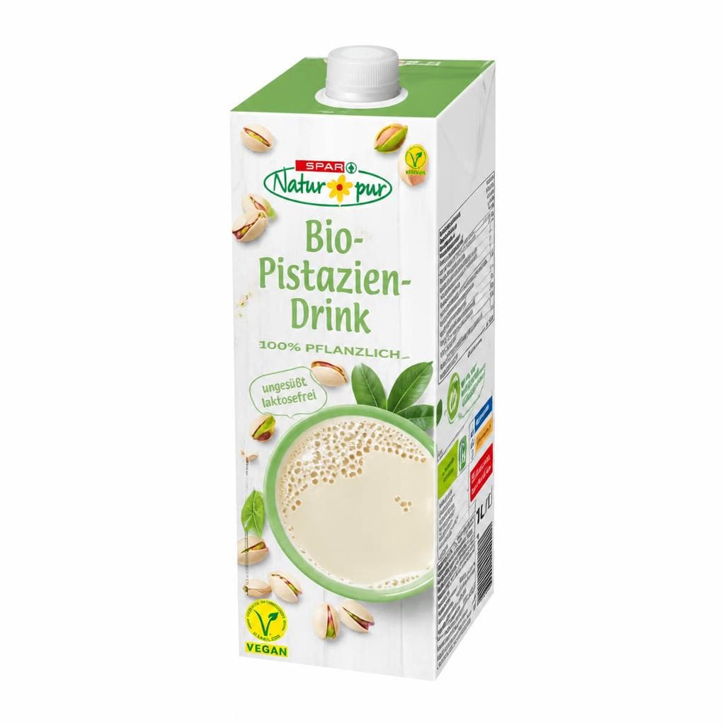 Bio-Pistazien-Drink, 1-Liter-EINWEG-Packung Natur Pur – Interspar