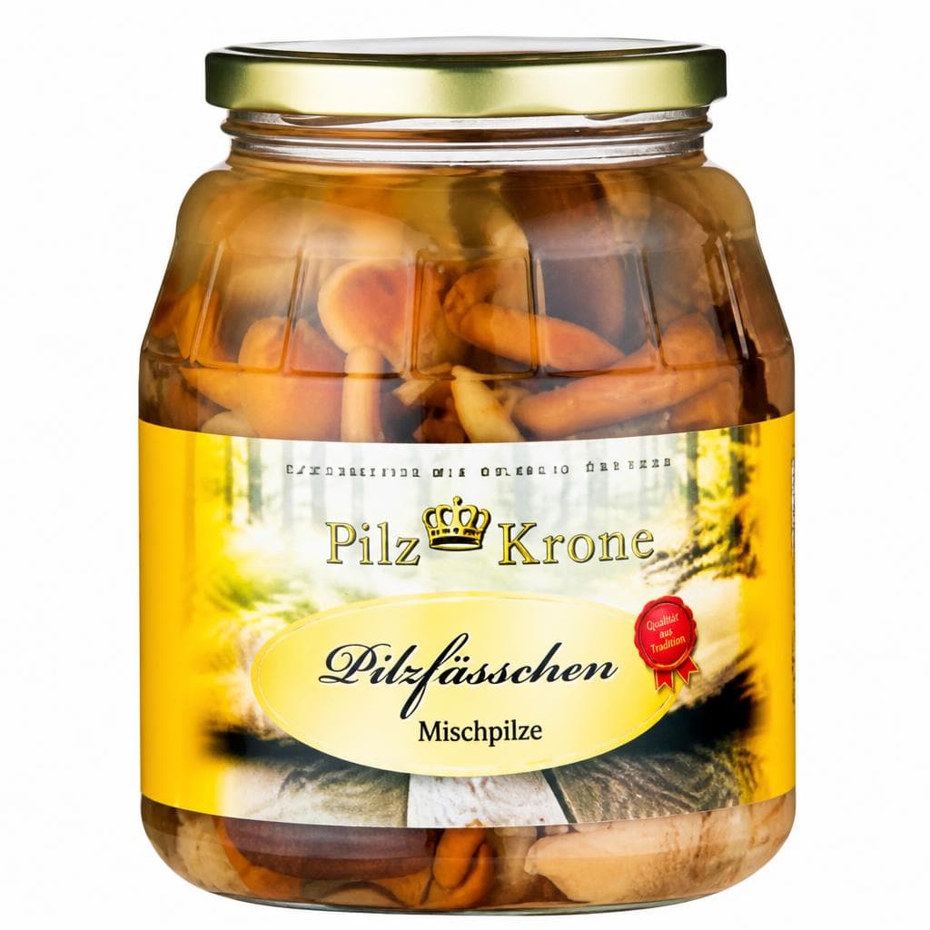Pilz Krone Pilzfässchen, 970 g – Norma