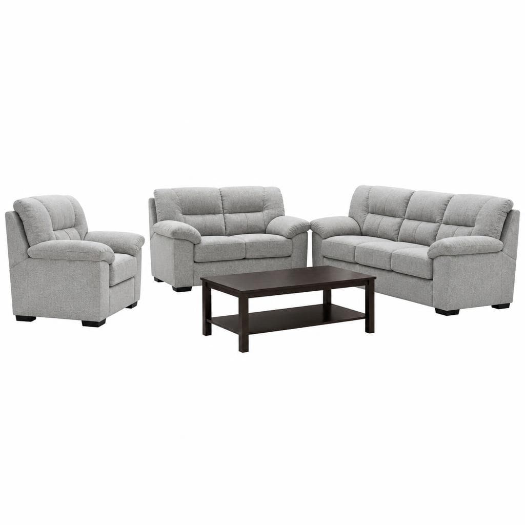 Polstergarnitur 3tlg., 1-Sitzer ca. 95 x 82 x 96 cm, 2-Sitzer ca. 145 x 82 x 96 cm, 3-Sitzer ca. 194 x 82 x 96 cm – Norma