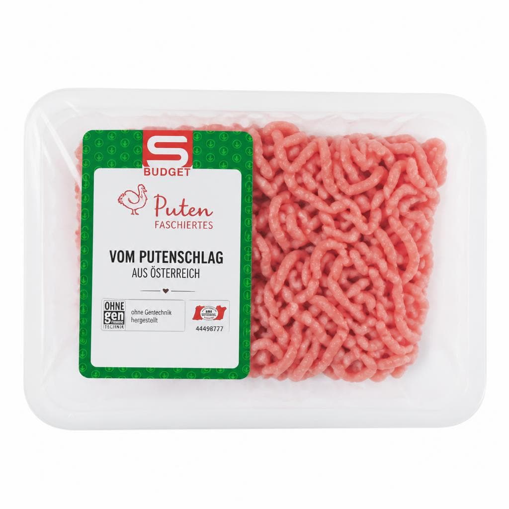 S-BUDGET Puten-Faschiertes, 500 g – Maximarkt
