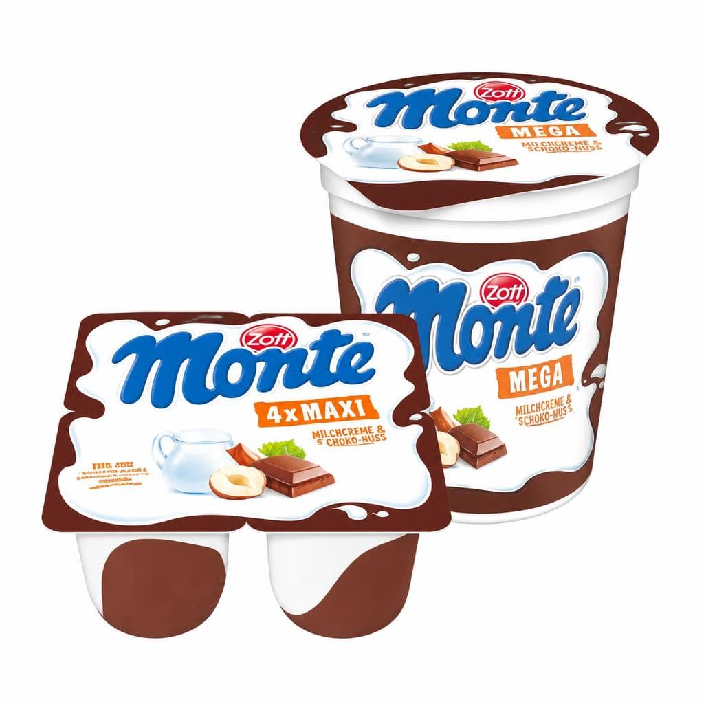 Zott Monte White, Monte Maxi Schoko oder Monte Mega, 4 x 100 g oder 400 g – Spar