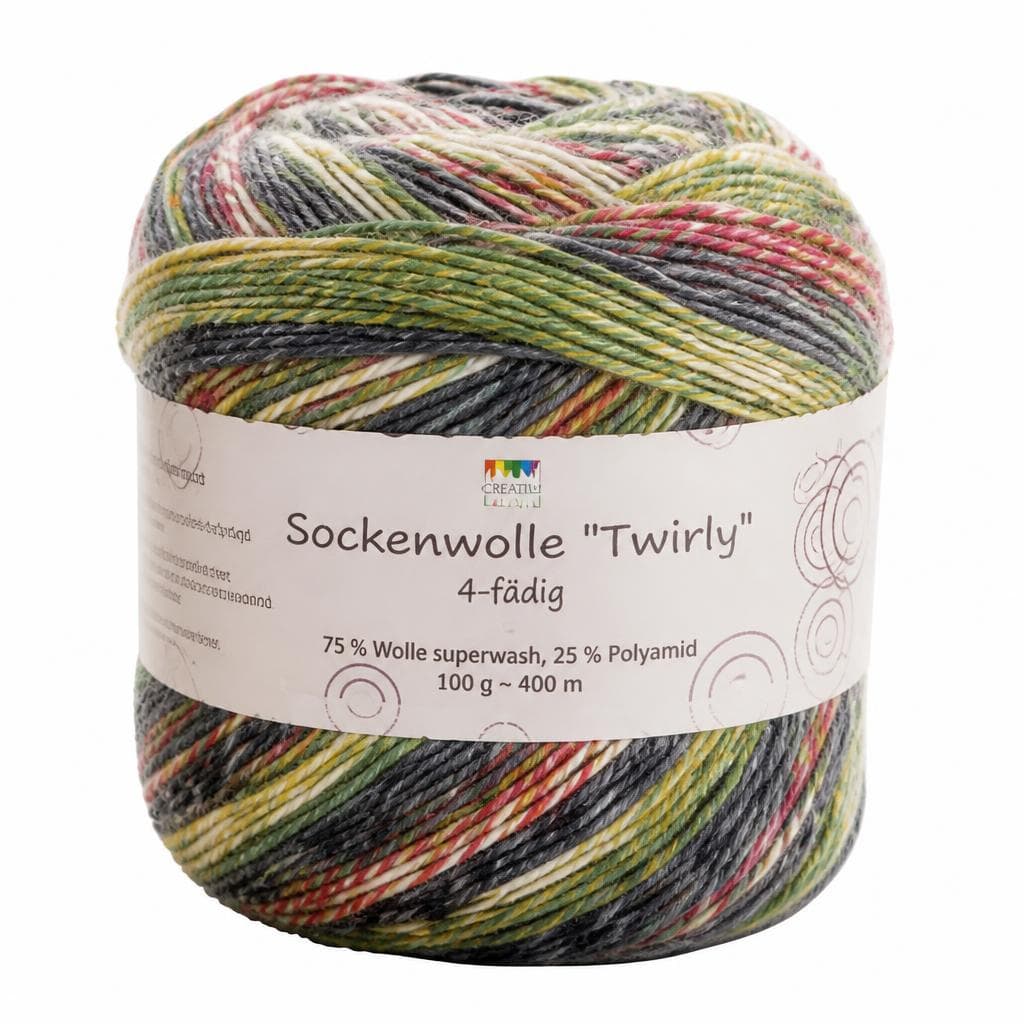 Sockenwolle "Twirly", 100 g Somerset – Norma