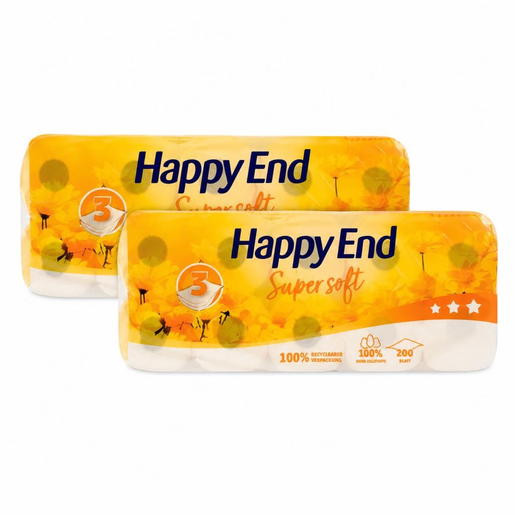 Happy End Toilettenpapier, 10 x 200 Blatt – Penny