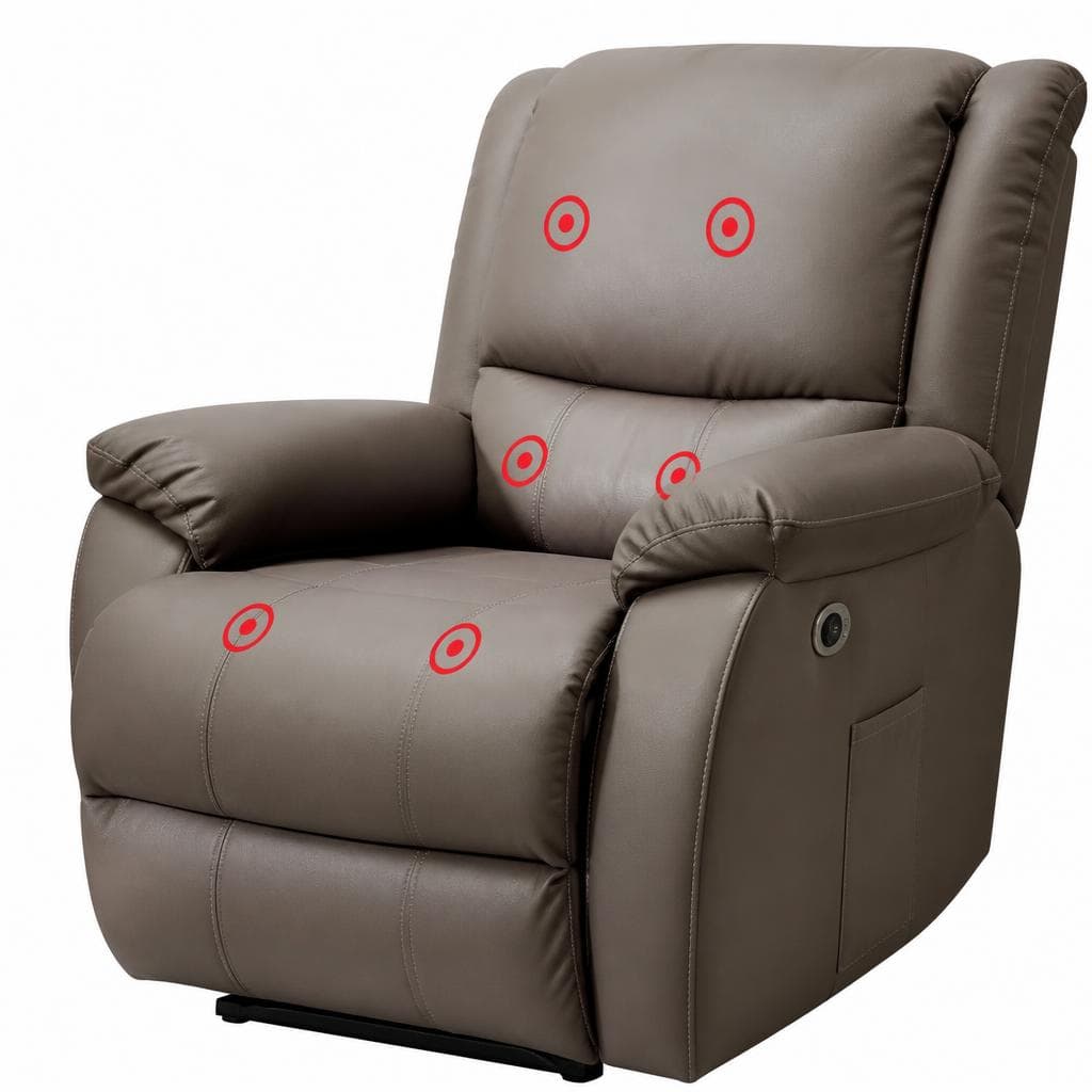 Elektr. Massagesessel mit Beinanhubung, ca. 97 x 70 x 110 cm – Norma