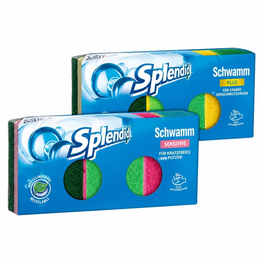 Schwämme "Plus" oder "Sensitive", 3er-Packung Splendid – Interspar
