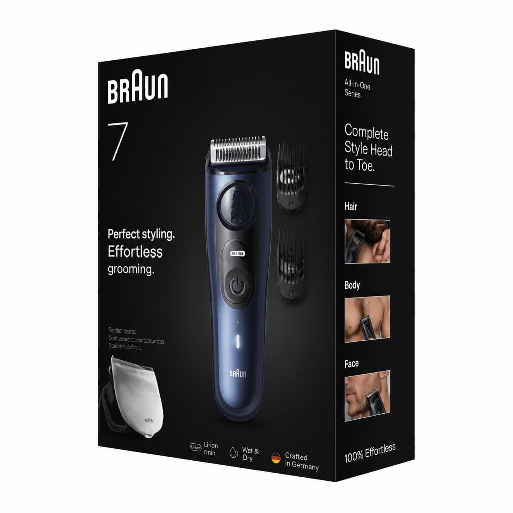 Braun All in One AI07540, Barttrimmer BT7520, Bodygroomer BG7550 oder Hair Clipper HC7590 1 Stück Angebot bei Müller