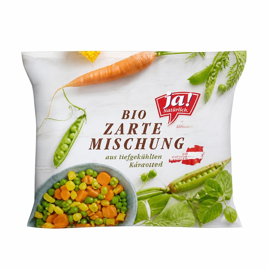 Ja! Natürlich Bio-Erbsen oder Zarte Mischung, 750 g – Billa Plus