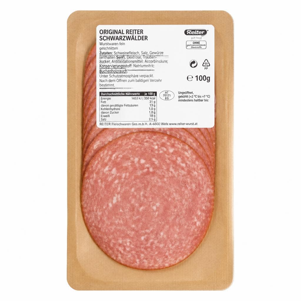 Original Schwarzwälder, 100 g REITER – Lidl