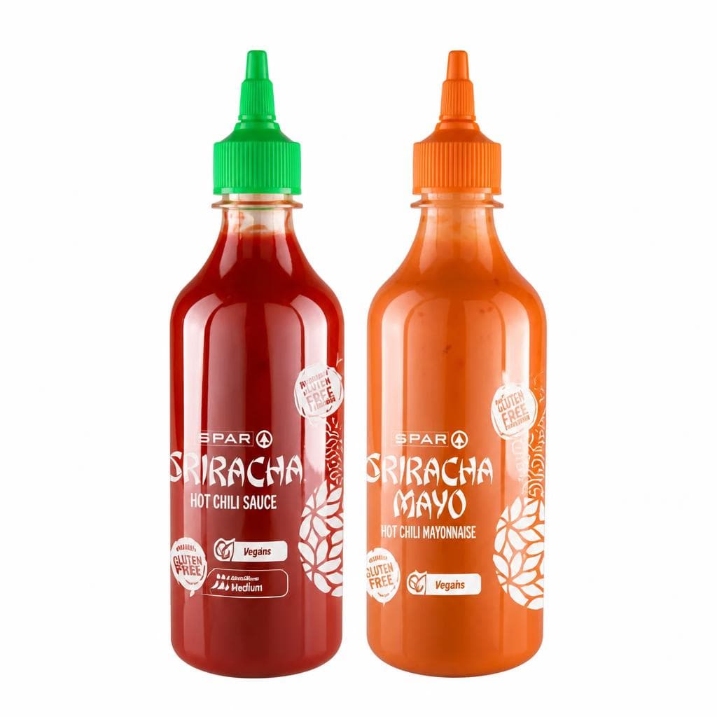 SPAR Sriracha oder Sriracha Mayo, 450 ml – Interspar