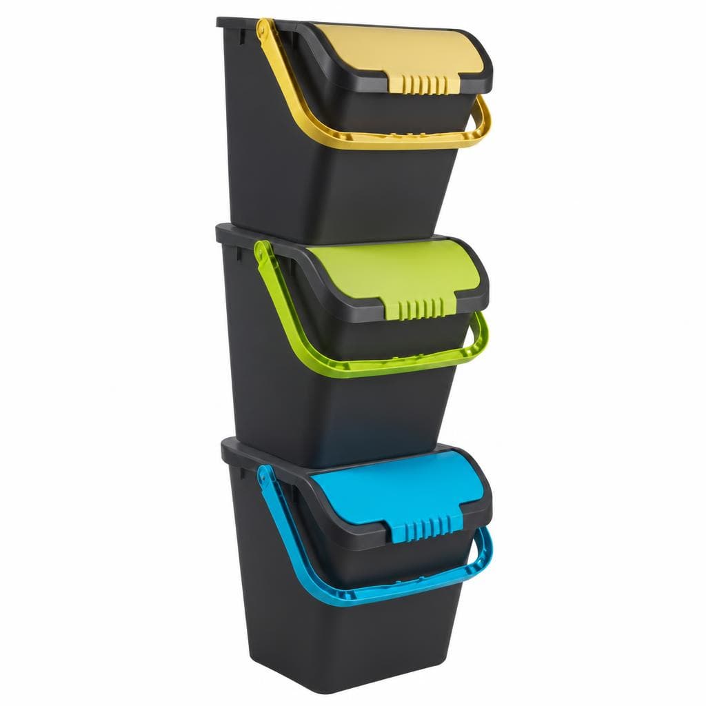 SIMPEX COLOR Mülltrennsystem-Set 3 x 28 Liter Angebot bei Interspar