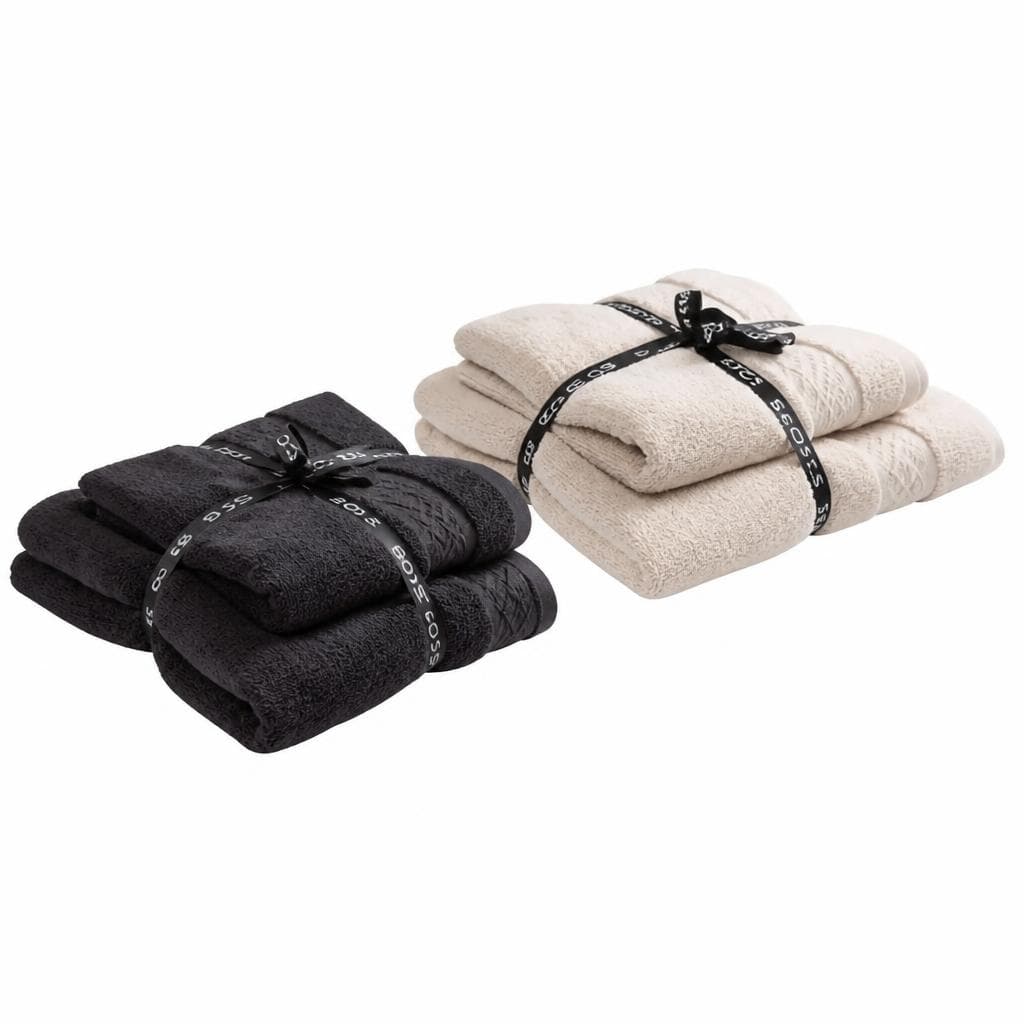 Frottierset "Hugo Boss" 2-tlg (Handtuch 50x100cm und Duschtuch 70x140cm) Boss Home Angebot bei XXXLutz