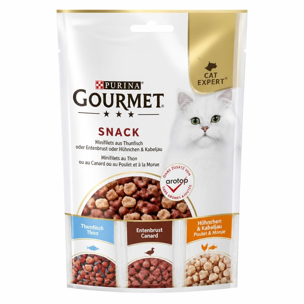 Cat Gourmet Snack Minifilets, 180 g – Norma